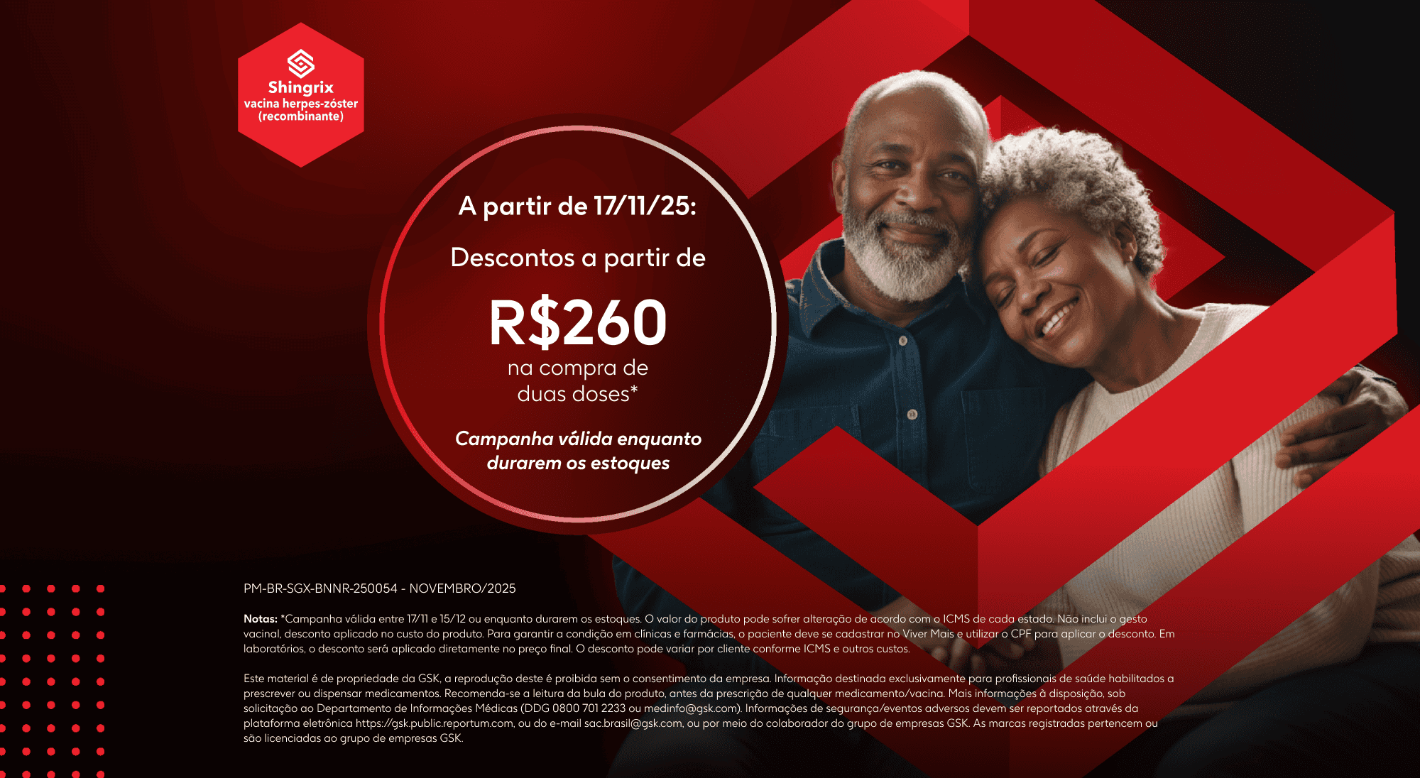 Shingrix com descontos especiais em novembro!